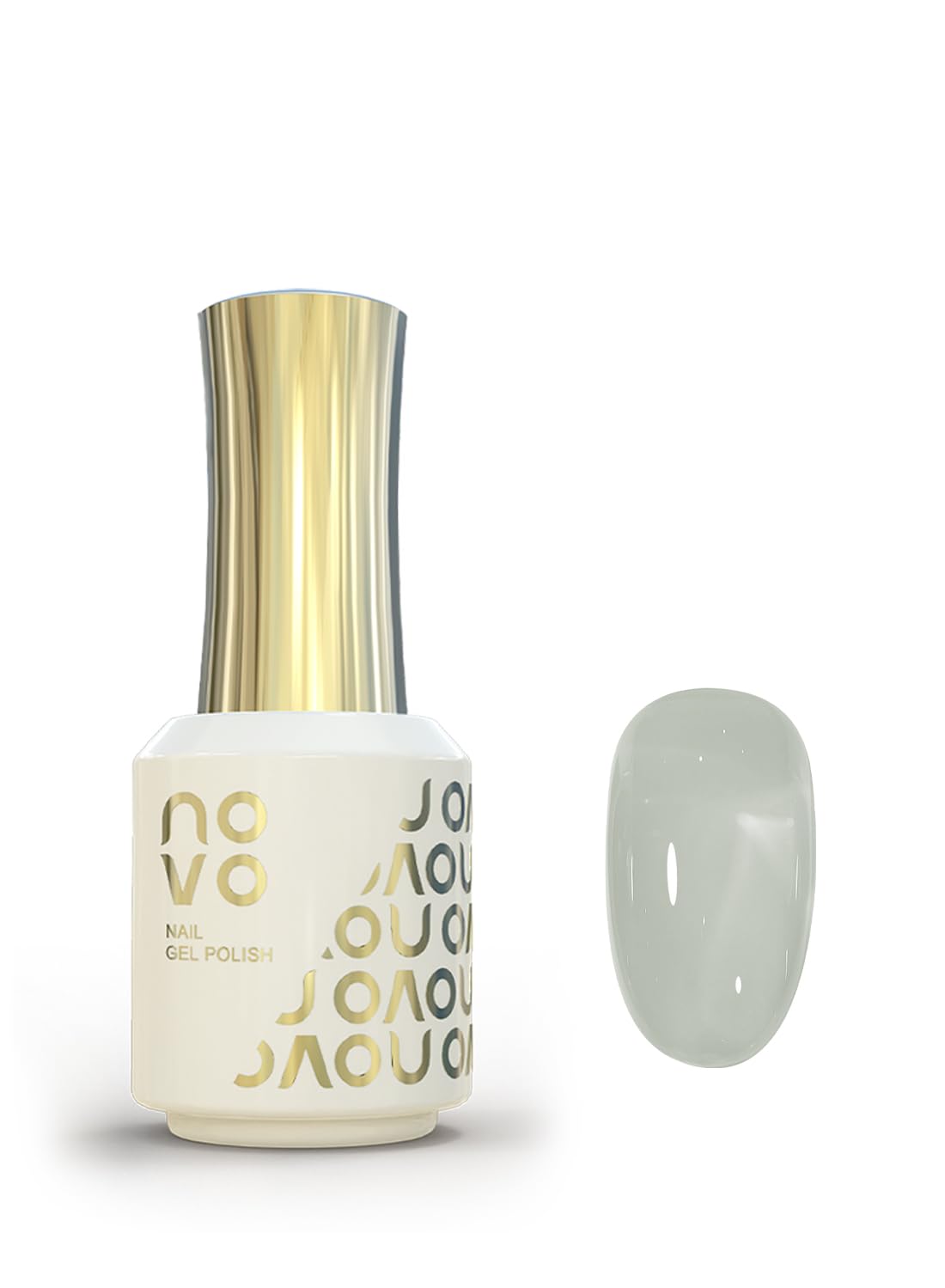 novo Jelly Gel Nail Polish, Sheer Nail Polish, UV LED Gel for DIY 12ml-NC1# White