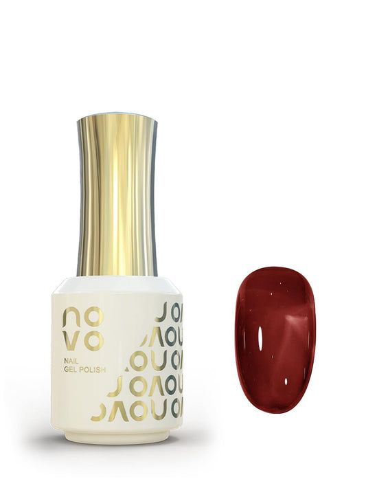 novo Jelly Gel Nail Polish, Sheer Nail Polish, UV LED Gel for DIY 12ml-NC148# Red