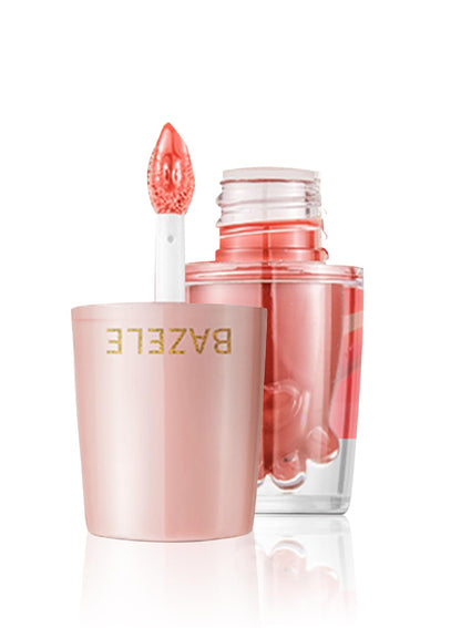 NOVO Jelly Lipstick Liquid - Waterproof High Pigment Lip Gloss, Long-Lasting and Lightweight Lips Stain (Bright Red B07)