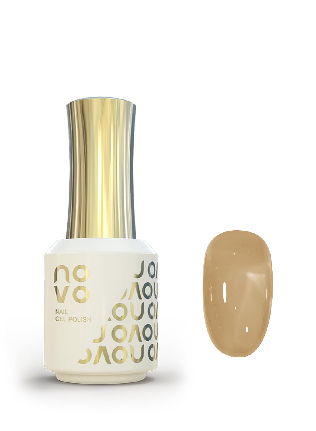 novo Jelly Gel Nail Polish, Sheer Nail Polish, UV LED Gel for DIY 12ml-NC70# Beige