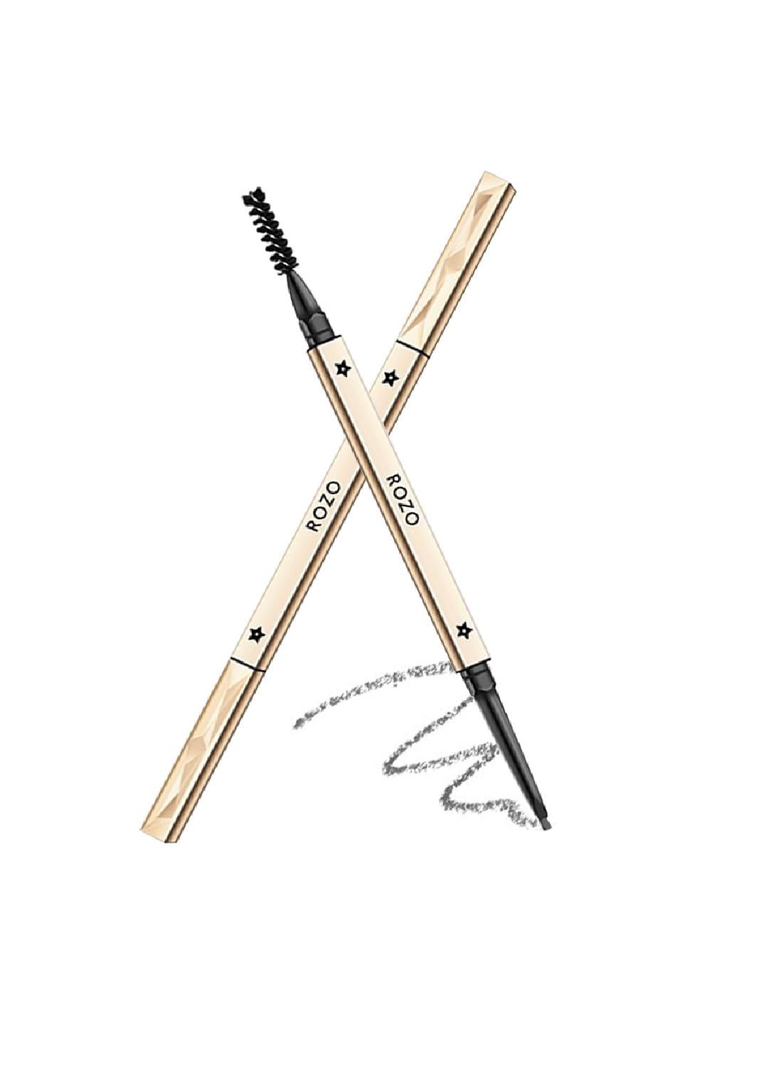 NOVO Eyebrow Pencil with Spiral Brush, Micro-Fine Tip, Waterproof Brow Pen - NO.802