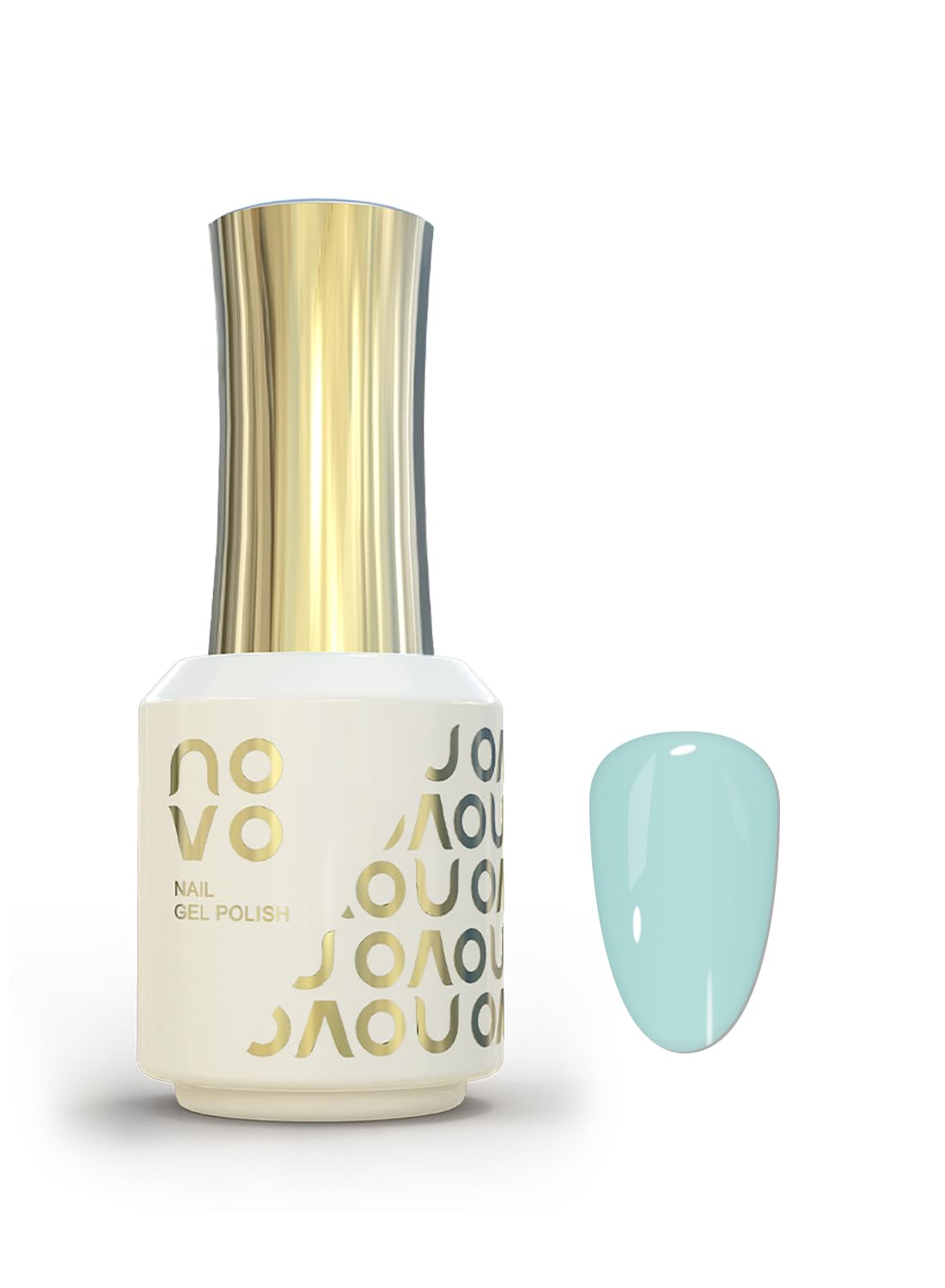 novo Rubber Base Gel, Shiny UV LED Gel Nail Polish for Women 12ml-NB1# Nude Beige