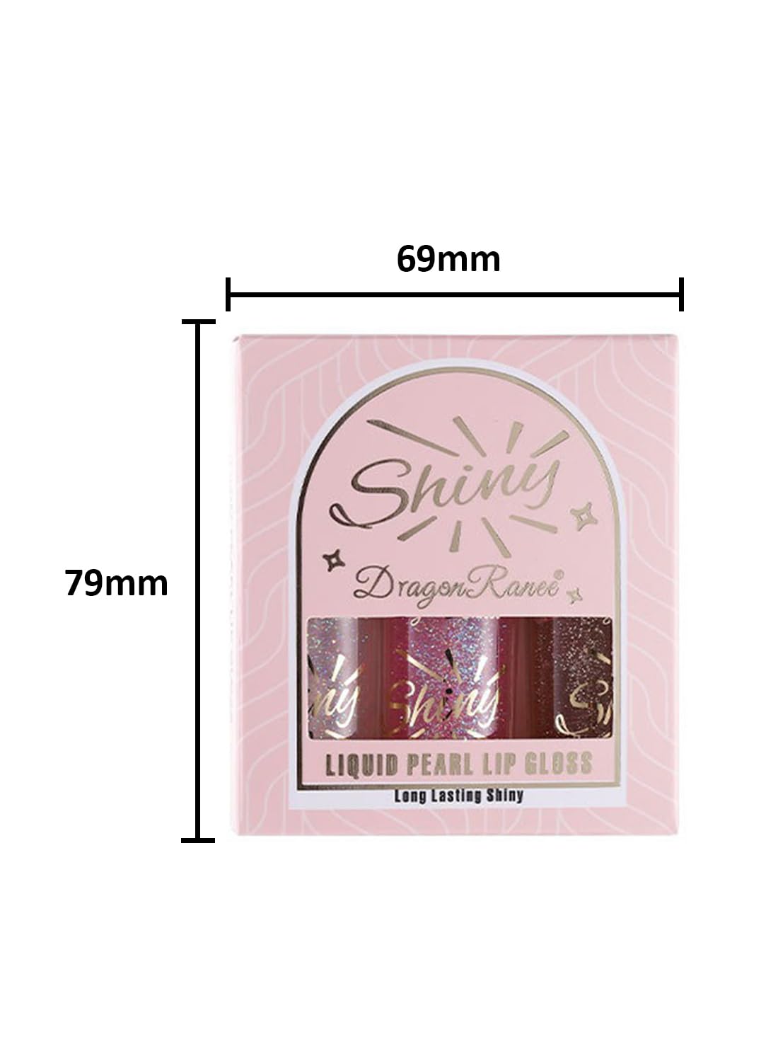 NOVO Glossy Lip Oil Set, 3Pcs Lip Glow, Moisturizing Shiny Liquid Lipstick Set with Large Brush