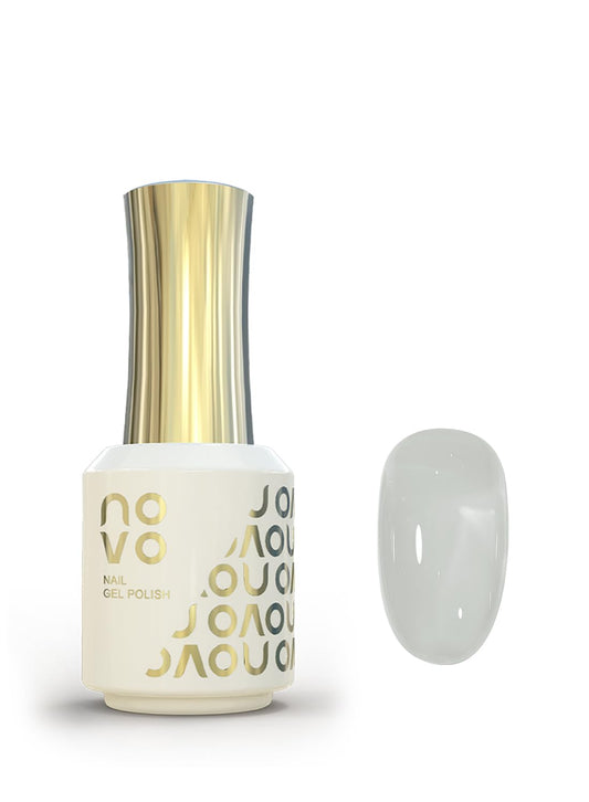 novo Jelly Gel Nail Polish, Sheer Nail Polish, UV LED Gel for DIY 12ml-NC1# White