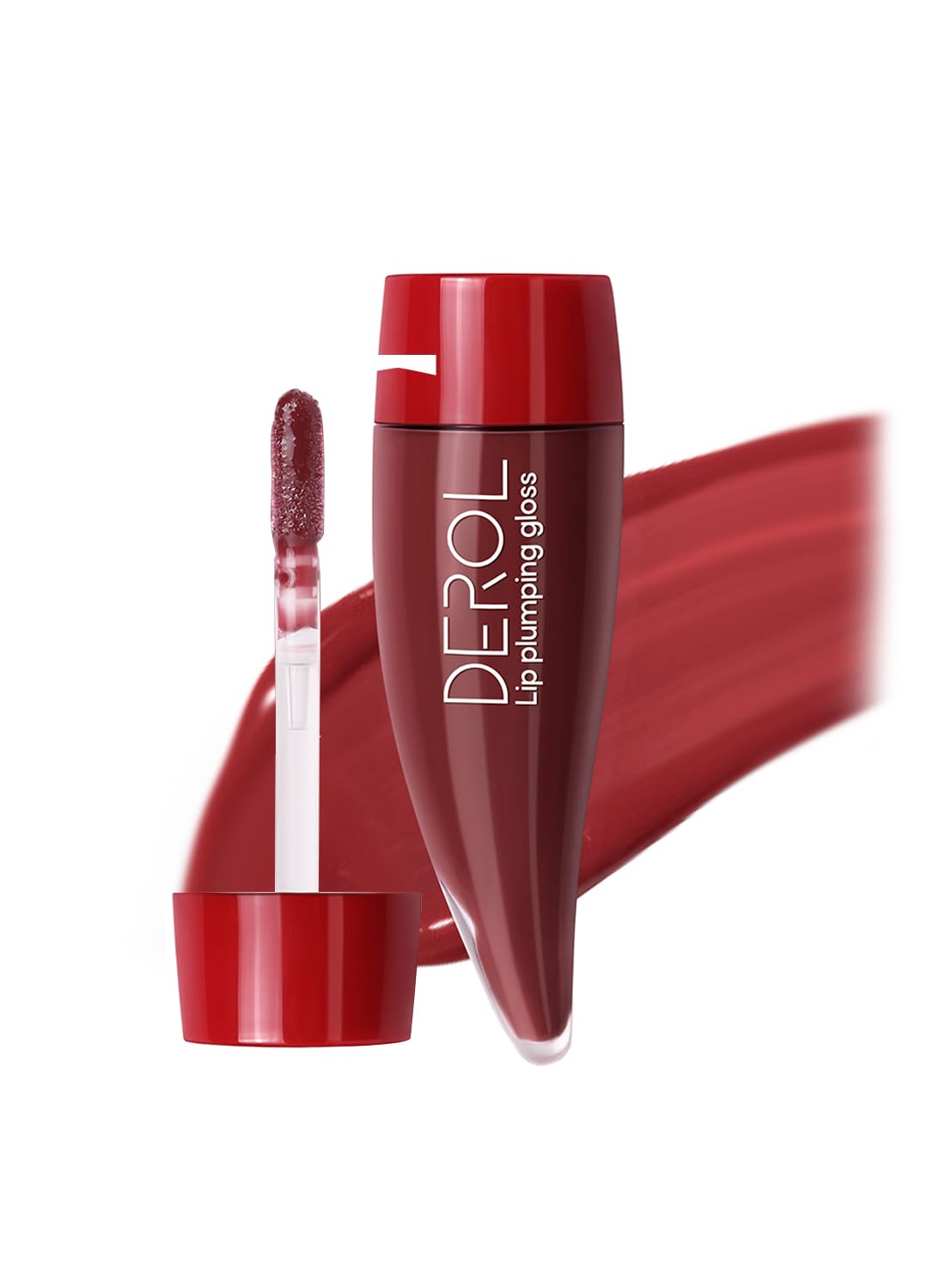 NOVO Mirror Lip Gloss, Moisturizing Long Lasting Liquid Lipstick with Essential Oil and Peppermint, Full Coverage Lightweight & High Shine Tint for Women-Red 01