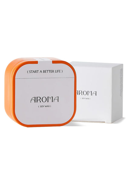 Scented Candle, Aromatherapy Soy Candles, 12 Hours Clean Burn for Home Office, 50g- Darjeeling Tea