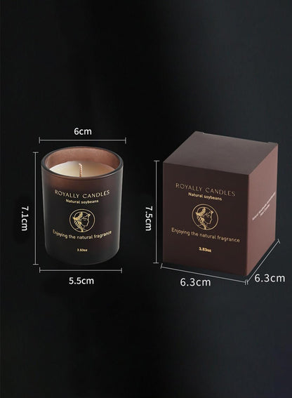 Scented Candle, Coffee Fragrance Candles, Natural Rapeseed Wax for Home & Office 33 Hours of Burn Time, 100g