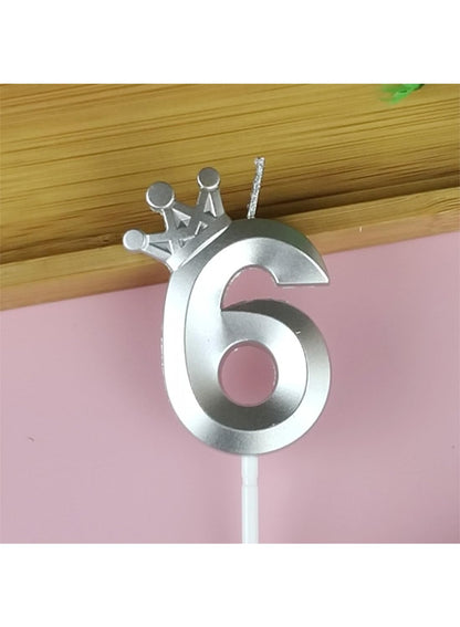 Birthday Number Candles for Cake Decoration, Glittery Cake Toppers with Cute Designs, Perfect for Kids' Parties, Anniversaries, and Celebrations-