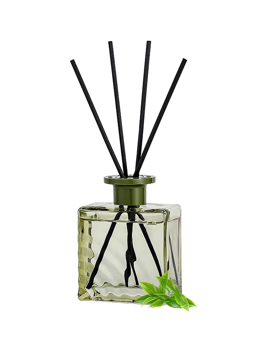 NOVO Reed Diffuser, Tea Fragrance Scented Oil with 4 Reed Sticks, Natural Long Lasting Air Freshener 200ml-Gardenia