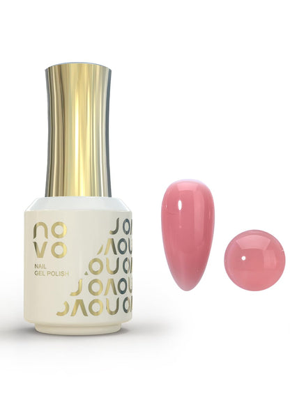 novo 5-in-1 Gel Polish, UV LED Multifunctional Builder Nail Gel 15ml-ND1# White