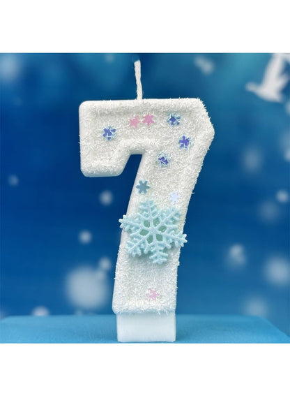 7cm Birthday Number Candles for Cake Decoration, Glittery Cake Toppers with Cute Designs, Perfect for Kids' Parties, Anniversaries, and Celebrations-Green Turtle(No.0)
