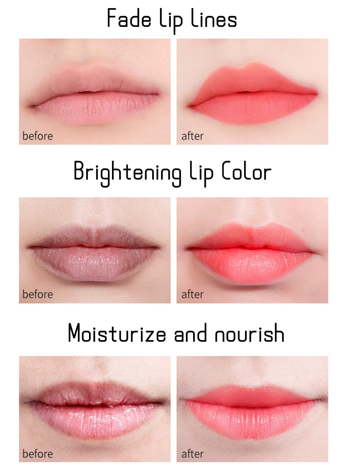 NOVO Magic Color Changing Lipstick, Moisturizing Long Lasting  Waterproof Lightweight Non-Stick Cup & Smooth Tint for Women 1Pcs