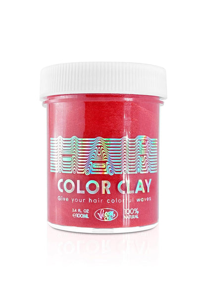 NOVO Temporary Hair Color Wax, Instant Styling Clay, Safe Natural Washable Dye Pomade for Cosplay & Party, 100ml-Red