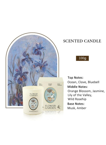 NOVO Scented Candle- 100g Natural Soy Wax Blend Aromatherapy Candle with Pure Essential Oils -Tangerine Glow