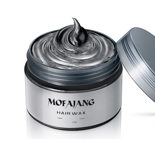 NOVO Temporary Hair Color Wax, Natural Coloring, Non-Greasy Matte Pomade for DIY Cosplay & Party, Long-Lasting Instant Dye Cream 120g-Black