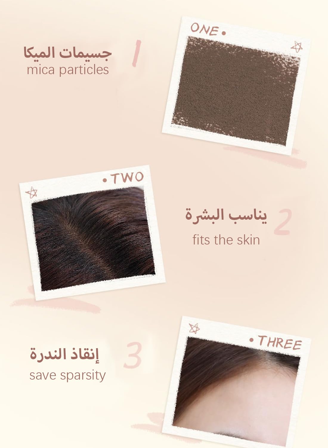 NOVO Hairline Powder with Puff Touch, Gray Hair Coverage Root Touch Up for Thinning Hair - Grey Coffe