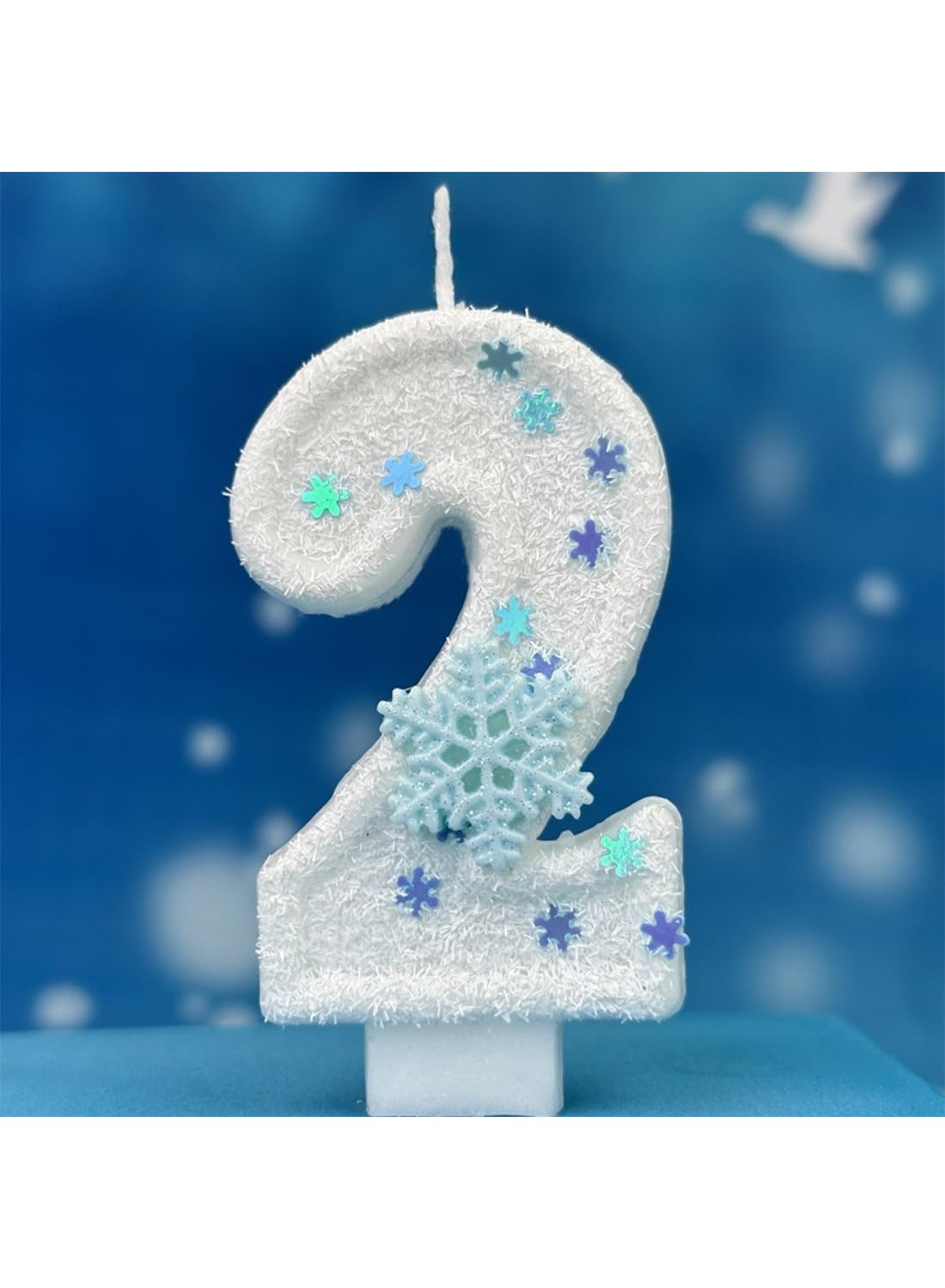 7cm Birthday Number Candles for Cake Decoration, Glittery Cake Toppers with Cute Designs, Perfect for Kids' Parties, Anniversaries, and Celebrations-Green Turtle(No.0)