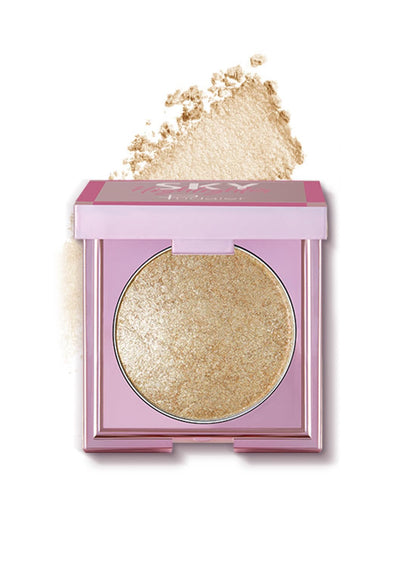 NOVO Highlighter Powder, Shimmering Glitter Long Lasting Waterproof Contour, Smooth Silk Fine Natural Illuminator for Nose Eye Face Body, Creates 3D Look 8G NO.03