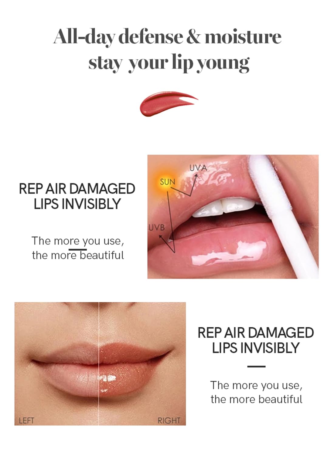 NOVO Jelly Lipstick Liquid - Waterproof High Pigment Lip Gloss, Lightweight and Long-Lasting Lips Stain (Stardust Pink B11)