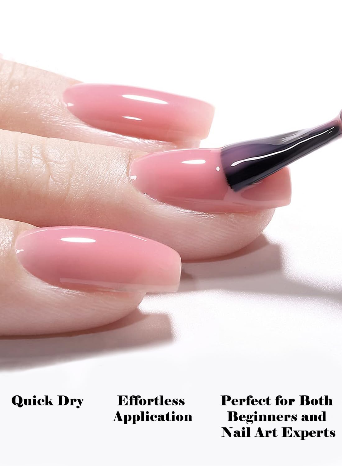novo Jelly Gel Nail Polish, Sheer Nail Polish, UV LED Gel for DIY 12ml-NC64# Beige