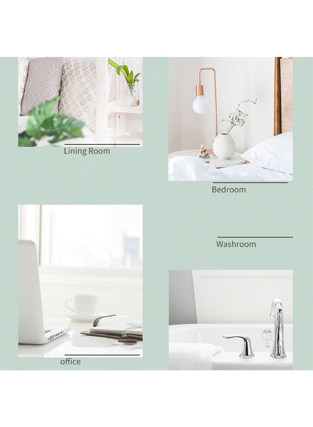NOVO Scented Oil Diffuser with 5 Reed Sticks, Home Fragrance for Bathroom, Office & Home D¨¦cor 150ml -White Tea