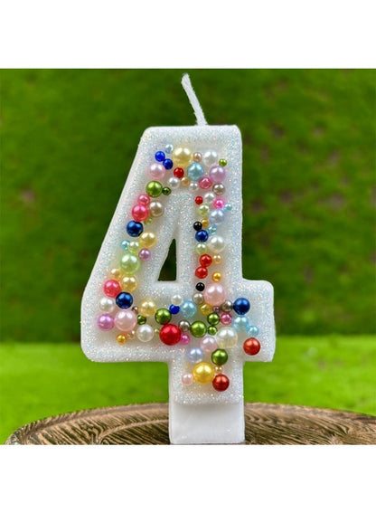 7cm Birthday Number Candles for Cake Decoration, Glittery Cake Toppers with Cute Designs, Perfect for Kids' Parties, Anniversaries, and Celebrations-Green Turtle(No.0)