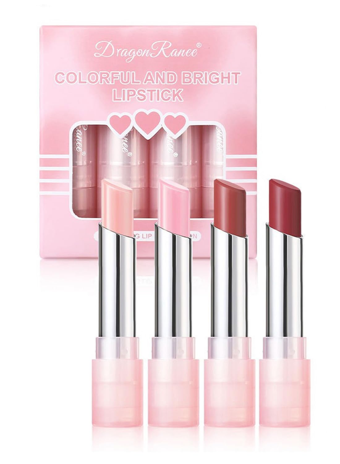 NOVO Glossy Lip Oil Set, Hydrating Transparent Lip Glow for Women, 6Pcs