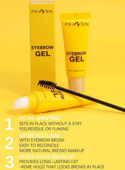 NOVO Eyebrow Gel, Brow Glue,  Waterproof Long Lasting Hold, No White Residue, Brows Makeup for Women, 10ml