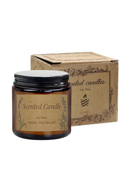 NOVO Scented Candles, 100g Natural Soy Wax Blend Aromatherapy Candle with Pure Essential Oils,12 Hours of Burn Time, or Home SPA Bathing Yoga