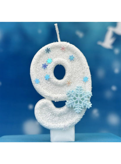 7cm Birthday Number Candles for Cake Decoration, Glittery Cake Toppers with Cute Designs, Perfect for Kids' Parties, Anniversaries, and Celebrations-Green Turtle(No.0)