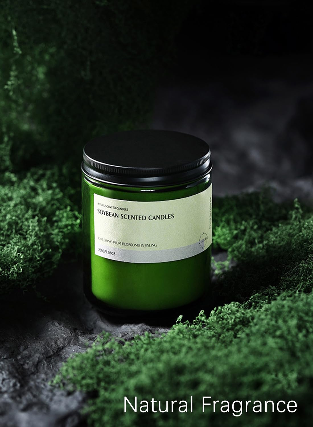 Scented Candle, Aromatherapy Soy Candles, 50 Hours Burn Time, Ideal for Home, Office D¨¦cor, 200g-Bergamot