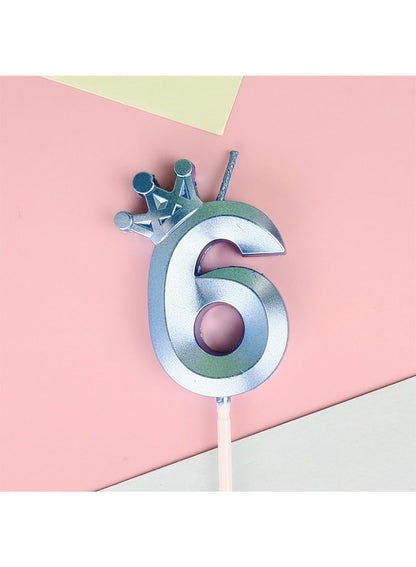 Birthday Number Candles for Cake Decoration, Glittery Cake Toppers with Cute Designs, Perfect for Kids' Parties, Anniversaries, and Celebrations-