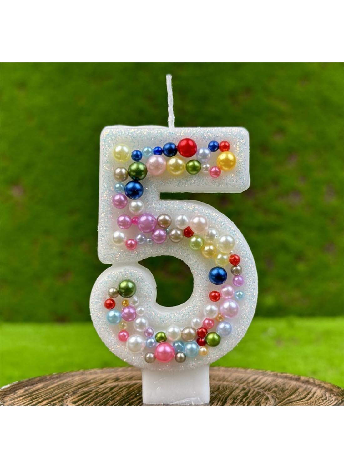 7cm Birthday Number Candles for Cake Decoration, Glittery Cake Toppers with Cute Designs, Perfect for Kids' Parties, Anniversaries, and Celebrations-Green Turtle(No.0)