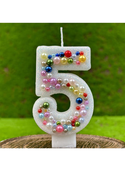 7cm Birthday Number Candles for Cake Decoration, Glittery Cake Toppers with Cute Designs, Perfect for Kids' Parties, Anniversaries, and Celebrations-Green Turtle(No.0)