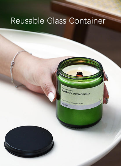 Scented Candle, Aromatherapy Soy Candles, 50 Hours Burn Time, Ideal for Home, Office D¨¦cor, 200g-Bergamot