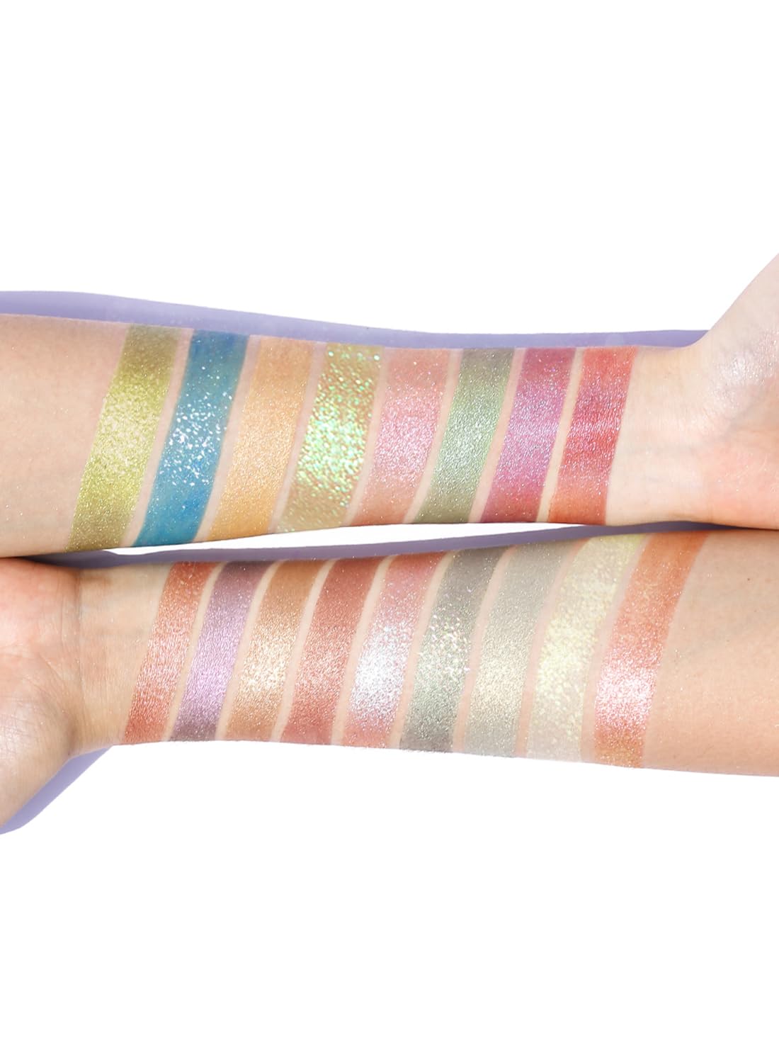 NOVO Eyeshadow Cream, Matte Glitter Shimmer Long-Lasting Highly Pigmented Mashed Potato Eyeshadow Powder, Long Wearing Eye Makeup Rose Purple S709