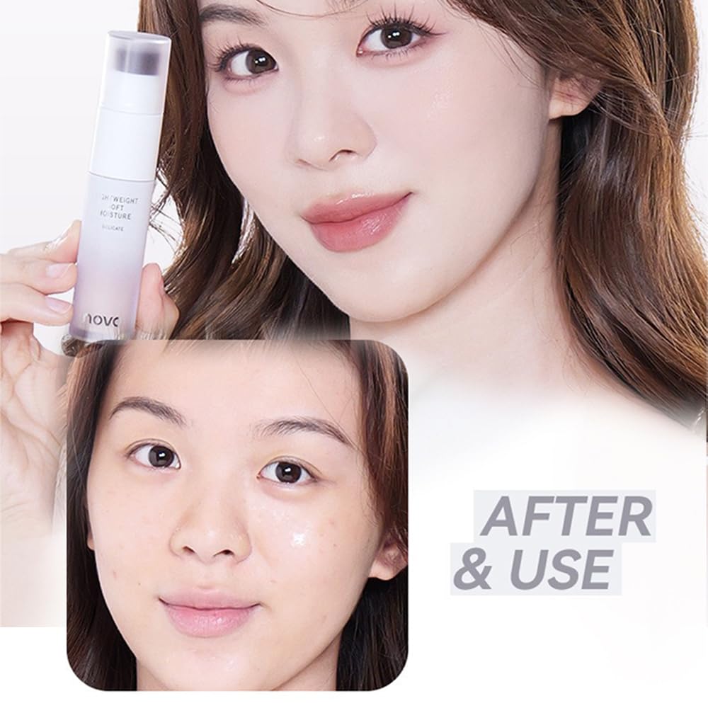 NOVO  Brightening Liquid Foundation with Double-ended Brush for Women 01 8g