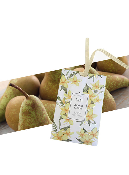NOVO Aromatherapy Scented Sachets, Hanging Long Lasting Air Freshener for Wardrobes & Cars, 20g -Freesia