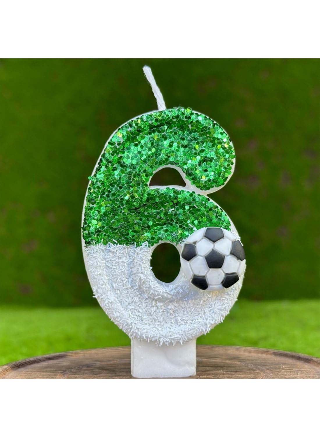 7cm Birthday Number Candles for Cake Decoration, Glittery Cake Toppers with Cute Designs, Perfect for Kids' Parties, Anniversaries, and Celebrations-Green Turtle(No.0)