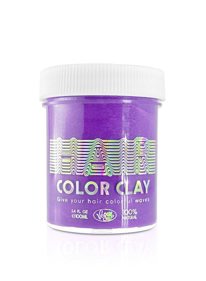 NOVO Temporary Hair Color Wax, Instant Styling Clay, Safe Natural Washable Dye Pomade for Cosplay & Party, 100ml-Bright Purple