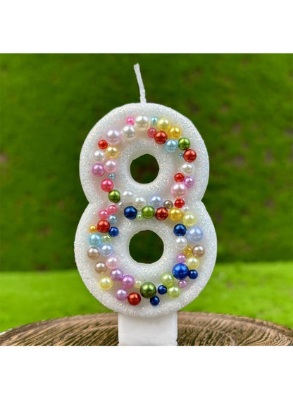 7cm Birthday Number Candles for Cake Decoration, Glittery Cake Toppers with Cute Designs, Perfect for Kids' Parties, Anniversaries, and Celebrations-Green Turtle(No.0)