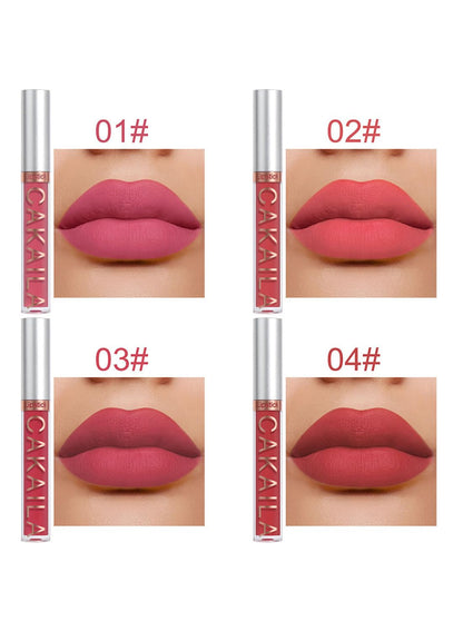 NOVO 10Pcs Matte Liquid Lipstick Set Contains Smooth Lip Lacquer for Women
