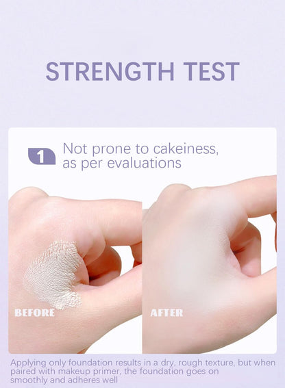 NOVO Color Correcting Facial Serum, Isolation Cream, Invisible Pore Face Makeup Primer, Long Lasting Skin Tone Corrector for Face, Moisturizing Concealer Foundation for Women 25G 01#
