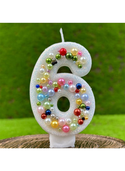 7cm Birthday Number Candles for Cake Decoration, Glittery Cake Toppers with Cute Designs, Perfect for Kids' Parties, Anniversaries, and Celebrations-Green Turtle(No.0)