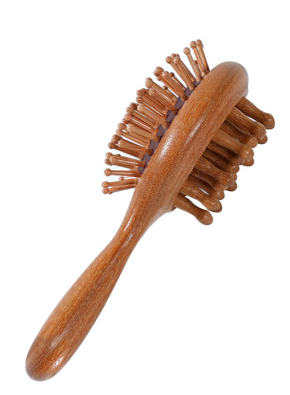 Hair Comb-Handmade 100% Natural Sandalwood &Anti-Static, Scalp Massage (Air Bag Comb-S2)