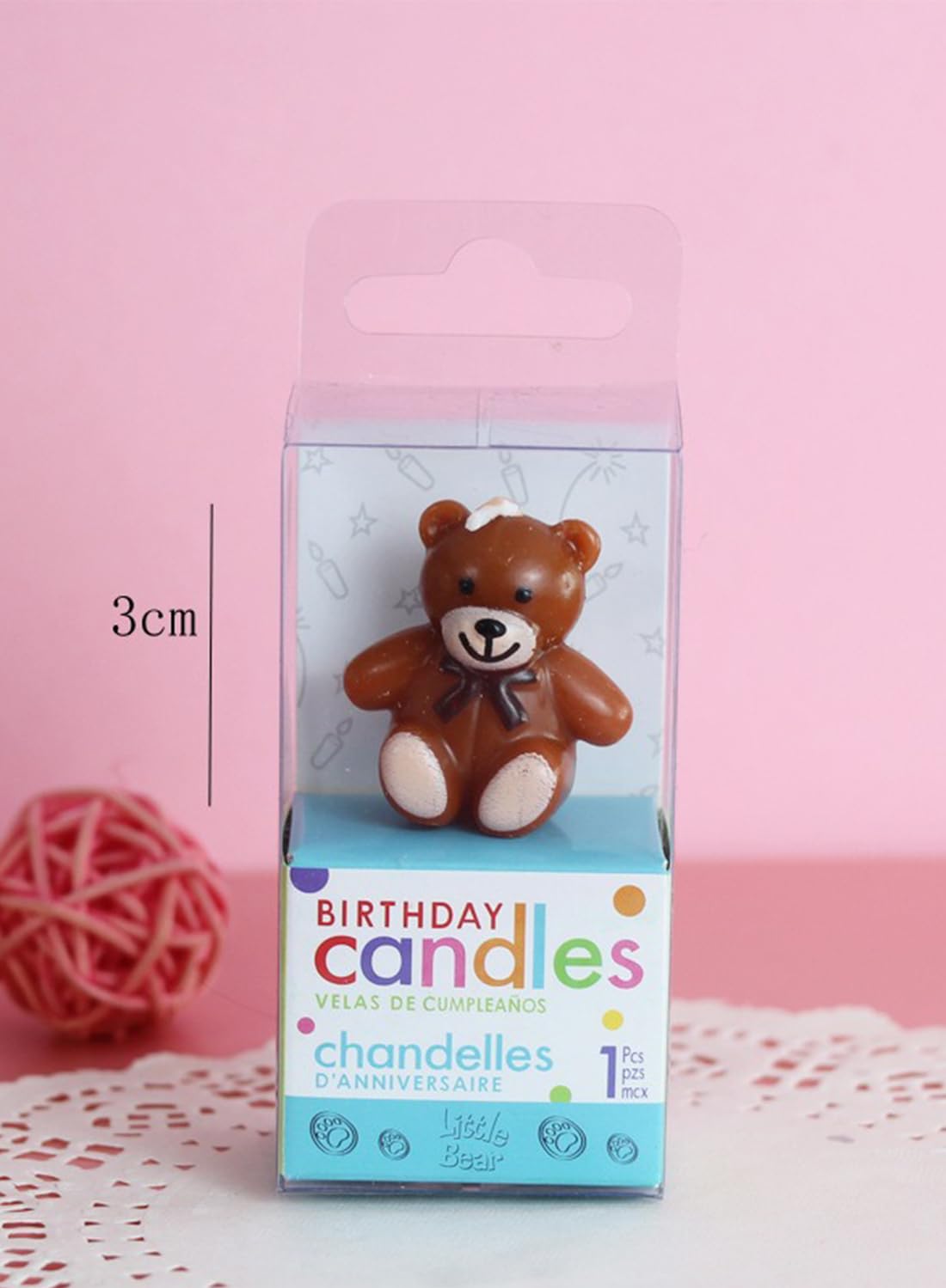 Colorful Long Thin Metallic Birthday Candles Kit£¬Glittery Cake Toppers with Cute Designs, Perfect for Kids' Parties, Anniversaries, and Celebrations-6Pcs Set Colorful
