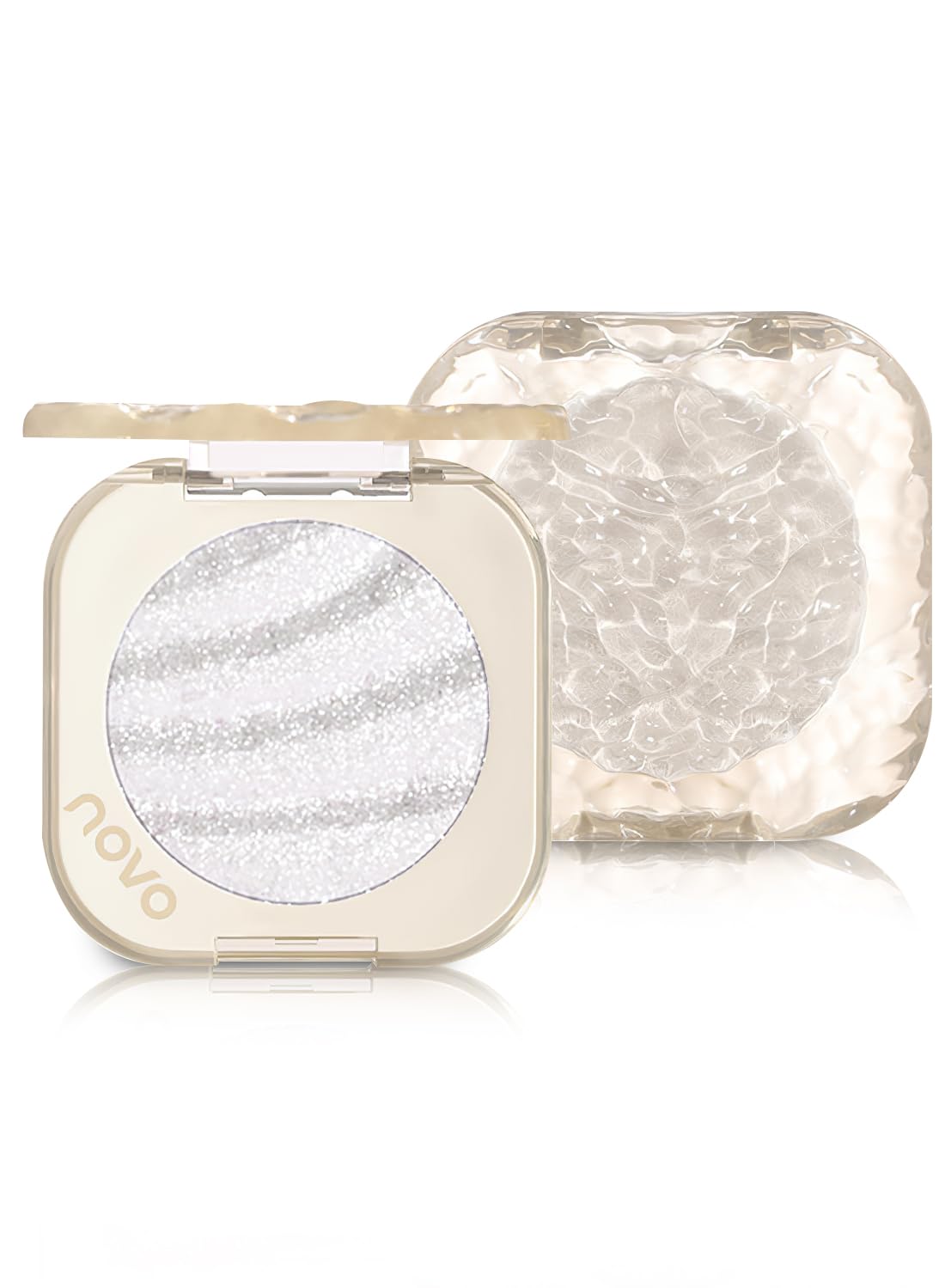 NOVO Highlighter Palette, High Glossy Illuminator Powder Palette, 4.7g