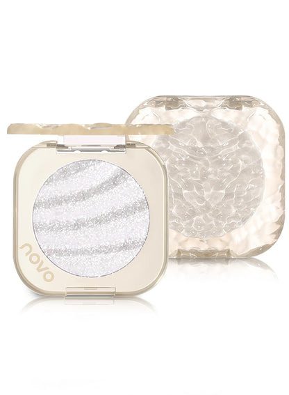 NOVO Highlighter Palette, High Glossy Illuminator Powder Palette, 4.7g