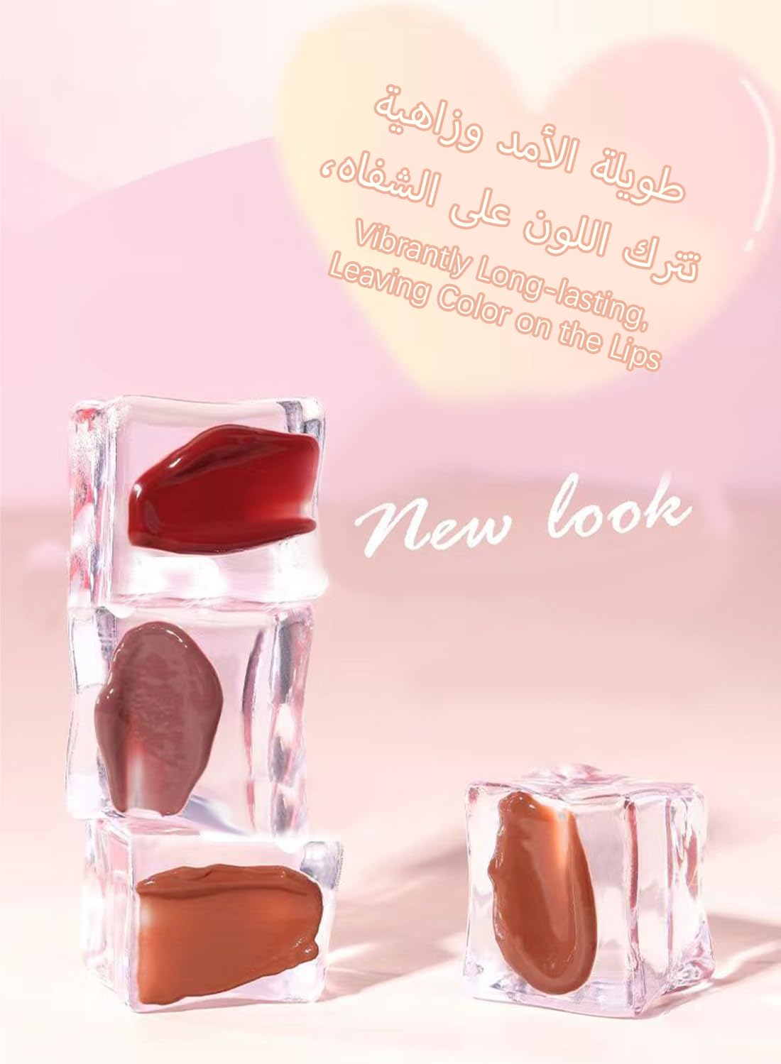 Lipstick, Mirror Finish Moisturizing Long Lasting Waterproof Non Stick Cup High Pigment Jelly Lip Gloss, Hydrating Lip Oil, Glossy Longwear Lip Stain Lip Glaze 6g -Red 527