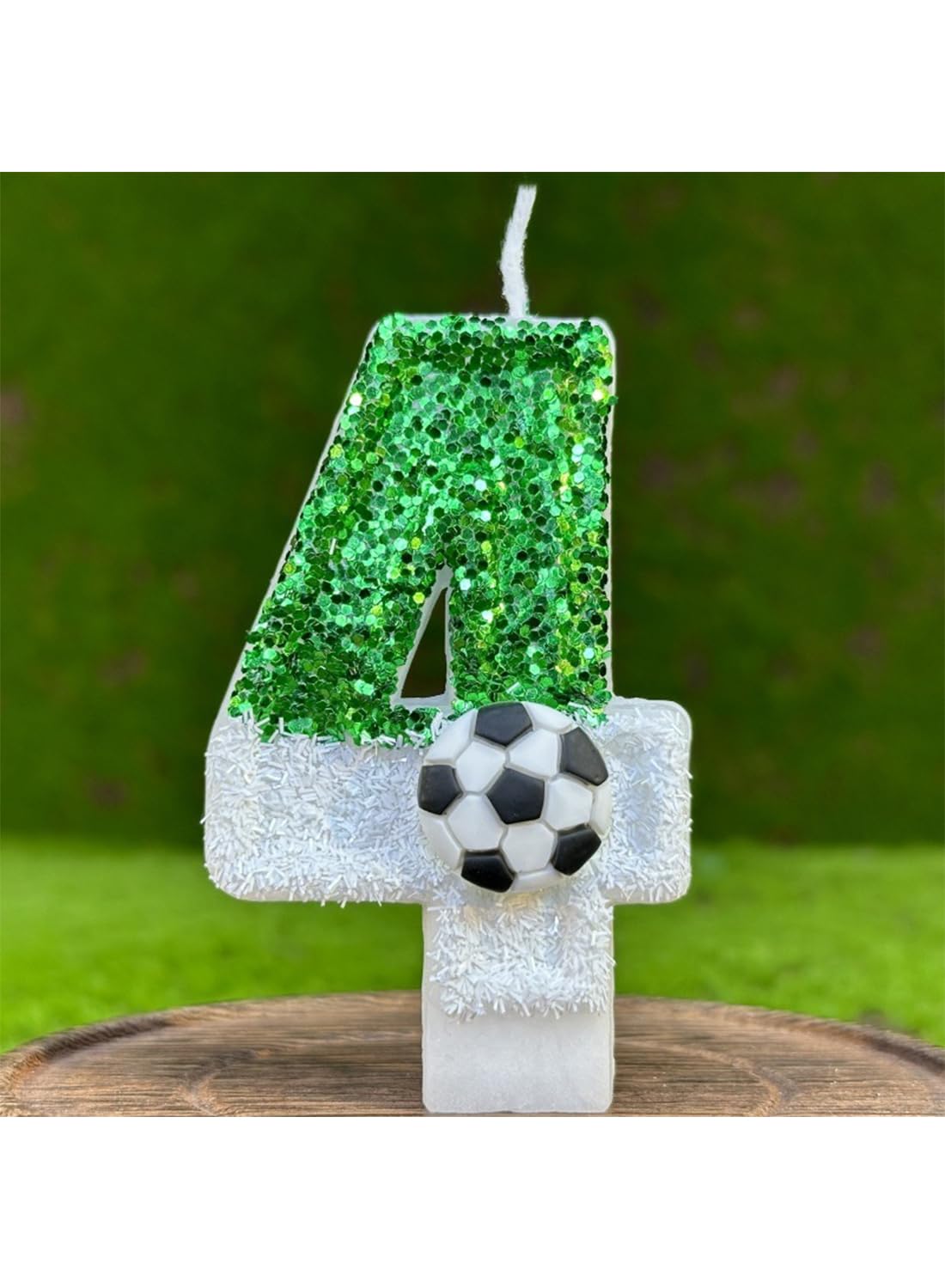 7cm Birthday Number Candles for Cake Decoration, Glittery Cake Toppers with Cute Designs, Perfect for Kids' Parties, Anniversaries, and Celebrations-Green Turtle(No.0)